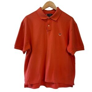 Chaps Cotton Orange Polo Shirt